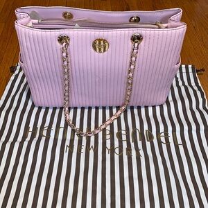 Henri Bendel Pink Number 7 Quilted Tote